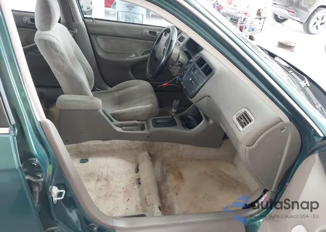 2000 Honda Civic Lx из США, поврежденный, VIN 1HGEJ6671YL024815